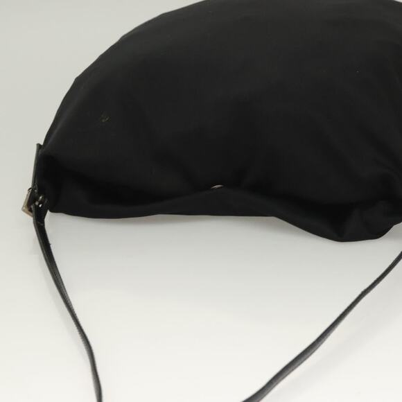 FENDI Shoulder Bag Nylon Black Silver - Picture 6 of 13